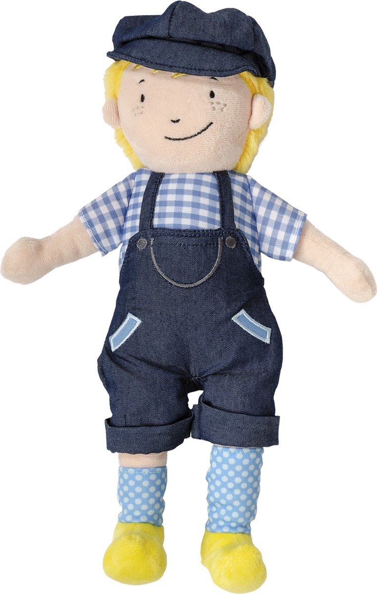 Bambolino Toys Cuddle Plush Fien et Teun - Boer Teun, 33 cm