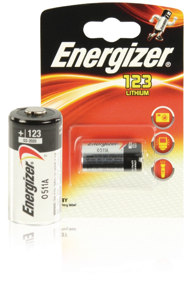 Energizer EN123P1 EL123 LITIUM Fotobatteri 1-blister