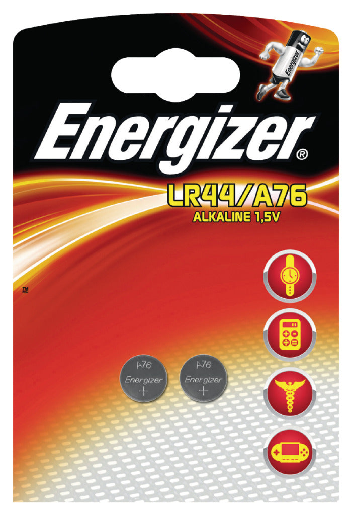 Enerdis alkalisk 1,5V LR44 A76 blister 2 stykker