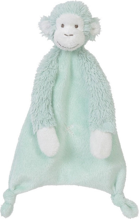Happy horse aap mickey knuffeldoekje - lagoon groen - baby cadeau