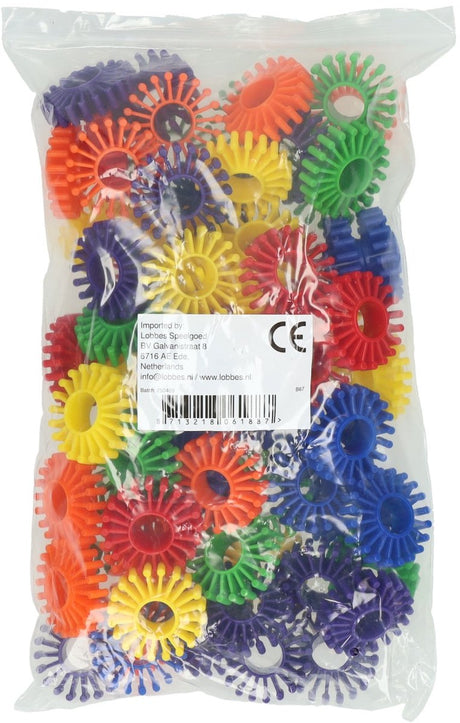 Disques de construction colorés pour la pêche Albatros - 72 pcs.