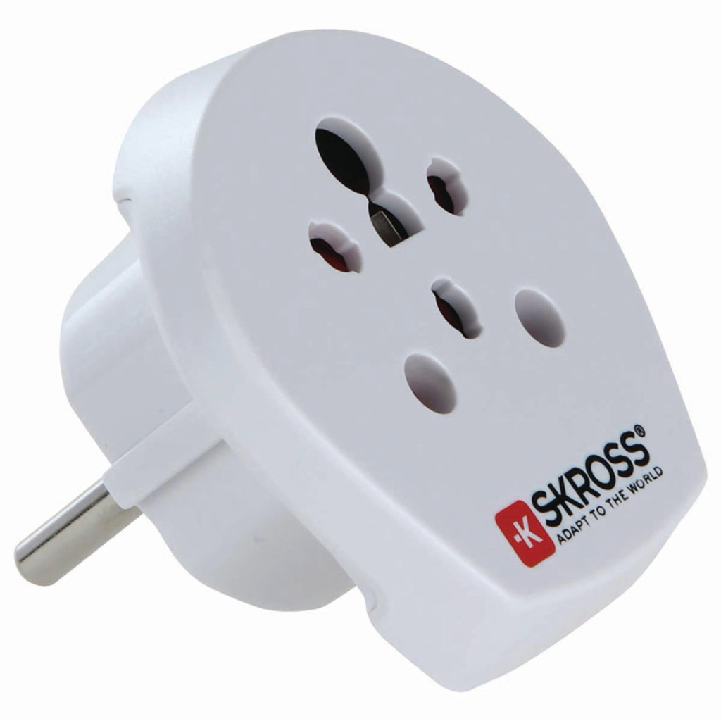 Skross Skross SKR1500217E Travel Adapter India Israel Denmark To Europe