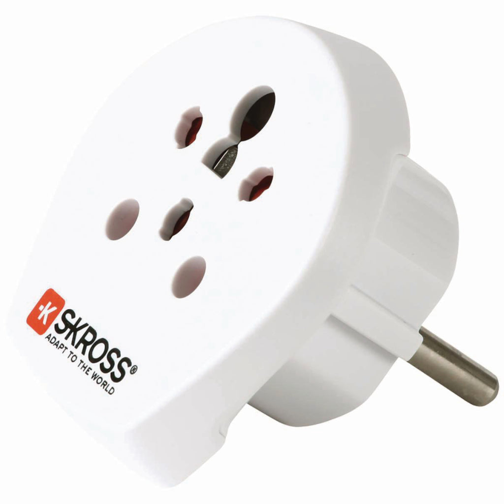 Skross Skross SKR1500217E Travel Adapter India Israel Denmark To Europe