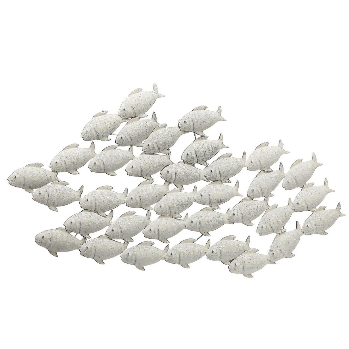Boltze décoration murale maison poisson métal 97x53cm