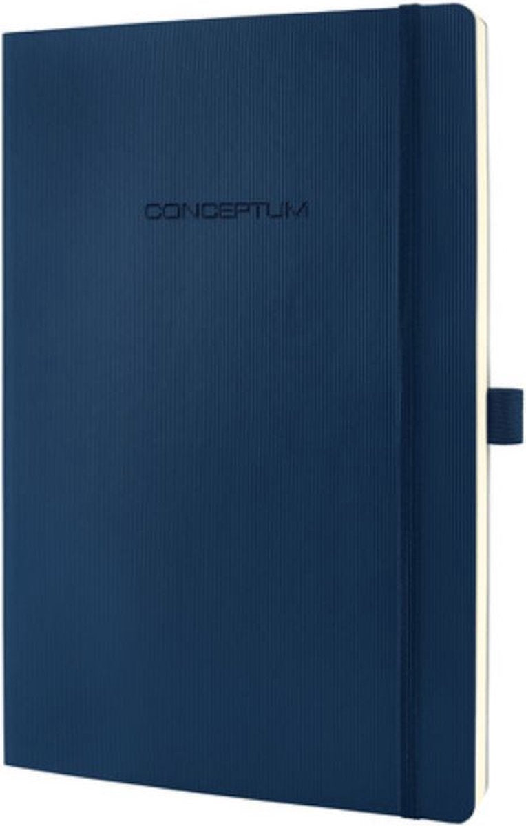 Sigel - carnet - conceptum pure - a5 - couverture souple - bleu - 194 pages - 80 grammes - diamant - si-co326