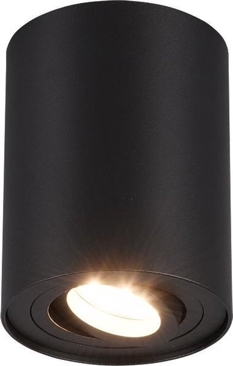 Trio cookie - plafonnier - noir mat - excl. 1x gu10 35w