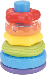 Jouets Lobbes, par exemple tour à empiler pour bébé
