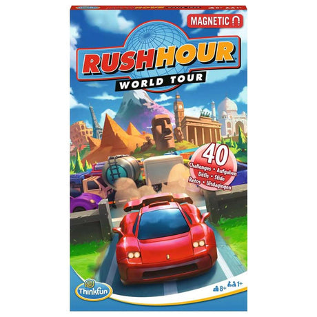 Ravensburger thinkfun tour du monde aux heures de pointe, jeu de réflexion