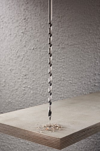Wolfcraft - foret serpent pour poutres en bois 6 mm - 250 mm de long - tige hexagonale - ø 6 mm - foret à bois - 7659010