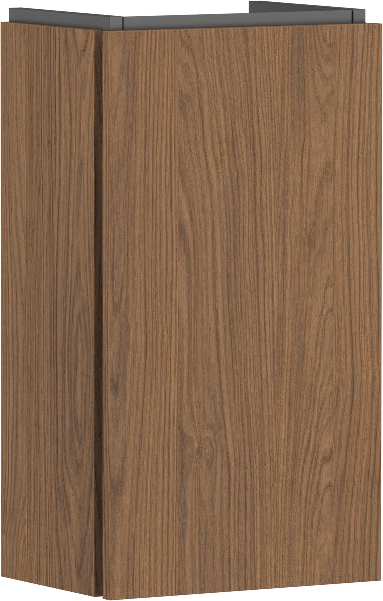Hansgrohe xilesa e - meuble de salle de bain - format 340 240 mm - pour fontaine - charnière gauche - chêne cachemire