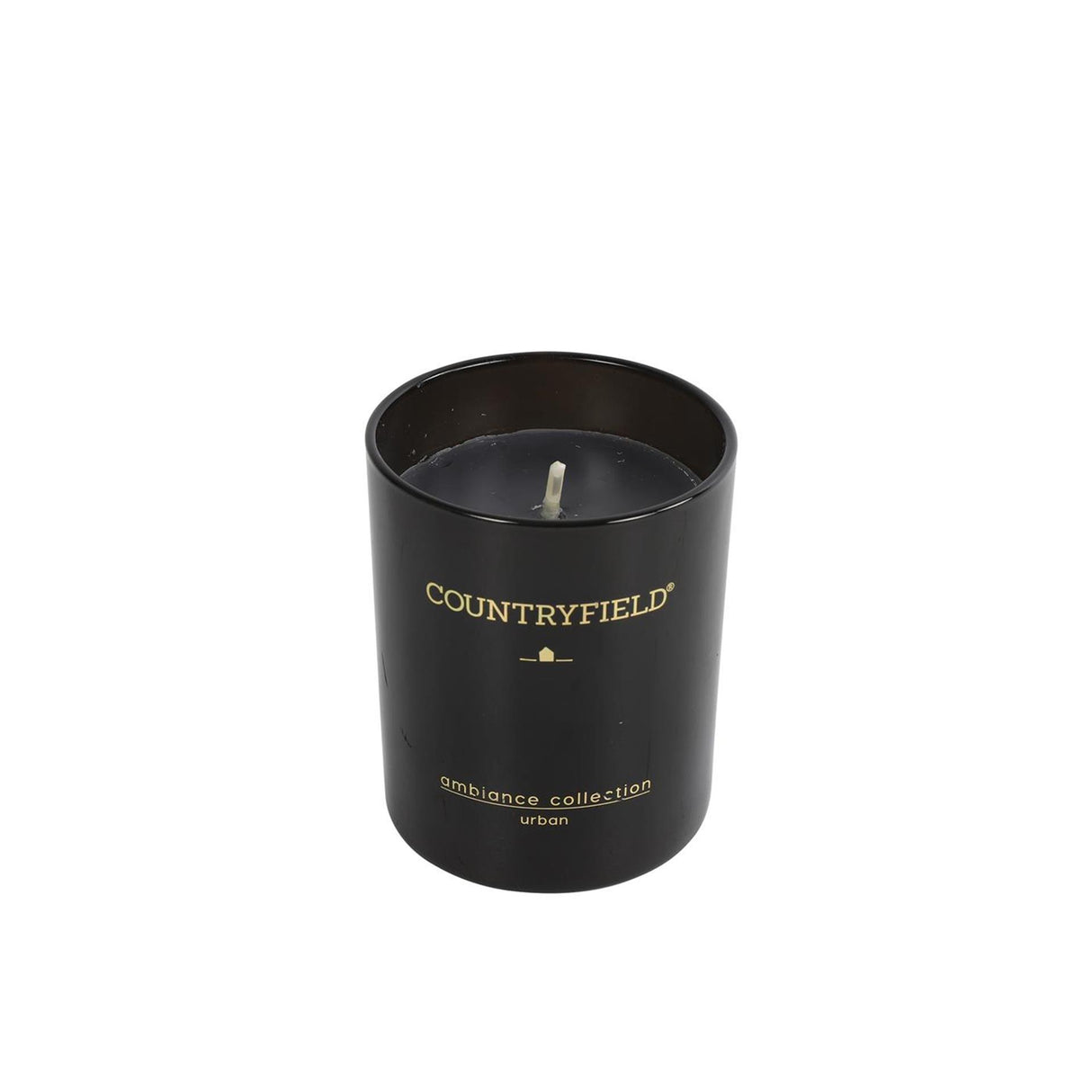 Bougie parfumée urbaine Countryfield noire ø7xh9cm
