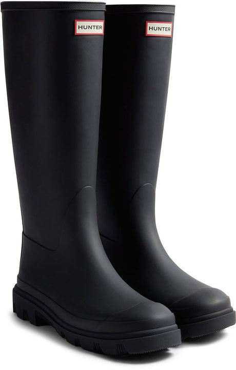 Bottes de pluie unisexes Hunter Downpour Tall Boot - noir