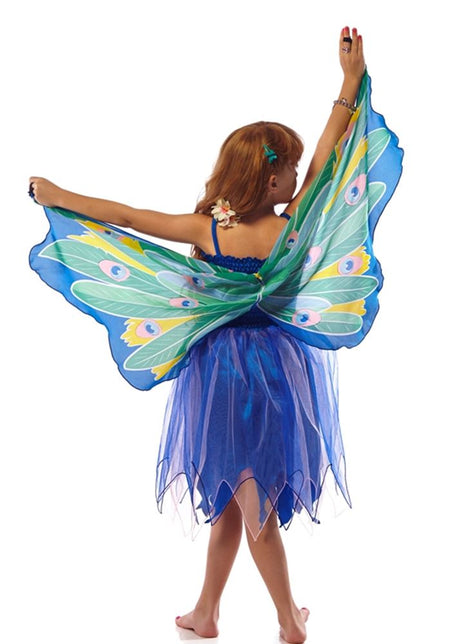 Robe avec ailes xs : paon