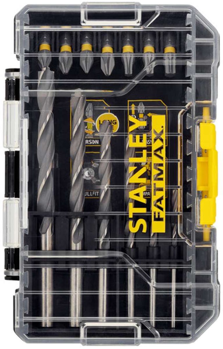 Accessoires Stanley - Jeu de forets à fer 19 pièces et embouts sta88554-xj