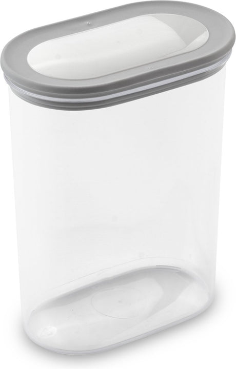 Curver dry grand chef – récipient de conservation empilable avec couvercle – 1600 ml – gris transparent