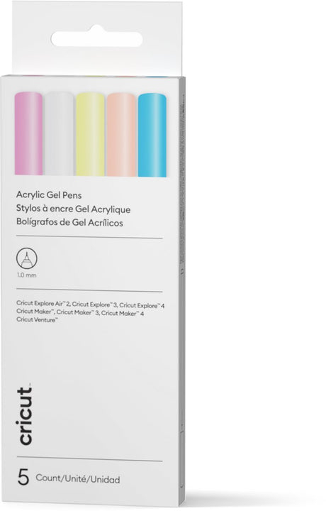 Stylos à gel acrylique Cricut™ – 1,0 mm (paquet de 5)
