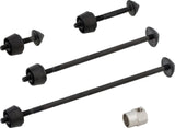 Pitlock security set 03 lh front wheel + rear wheel + lamps mount