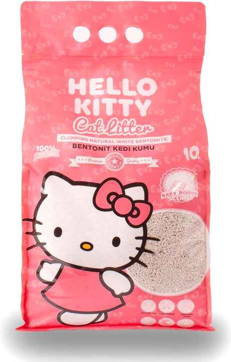Hello Kitty litière pour chat poudre pour bébé 10l
