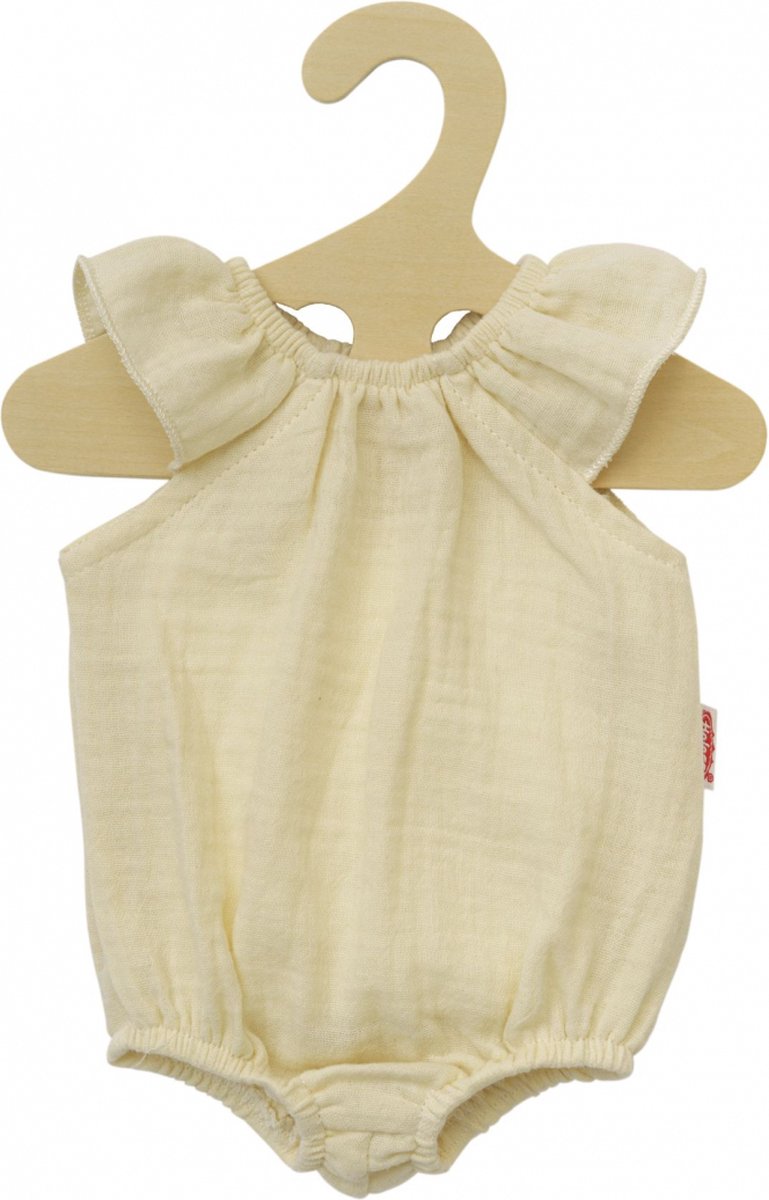 Corps de poupée Heless jaune avec volants, 28-35 cm
