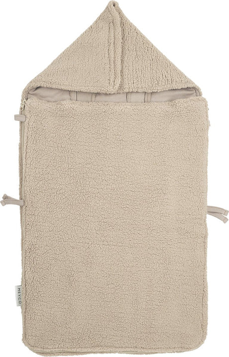 Chancelière bébé teddy Meyco - sable - 40x82cm