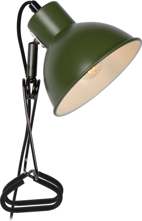 Lucide moys - lampe à pince - 1xe27 - vert
