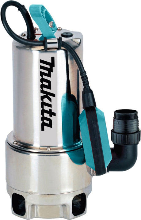 Pompe submersible électrique Makita pf 1110 1100 watts 15000 l h 250 l min hauteur d'aspiration 10 m