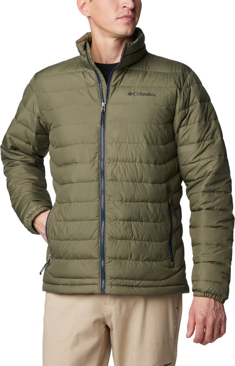 Columbia Powder Lite™ II Jacket Veste d'extérieur pour homme - Vert pierre - Taille S