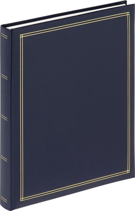 Walther sk-124-l monza - album autocollant - format 26 x 30 cm - bleu