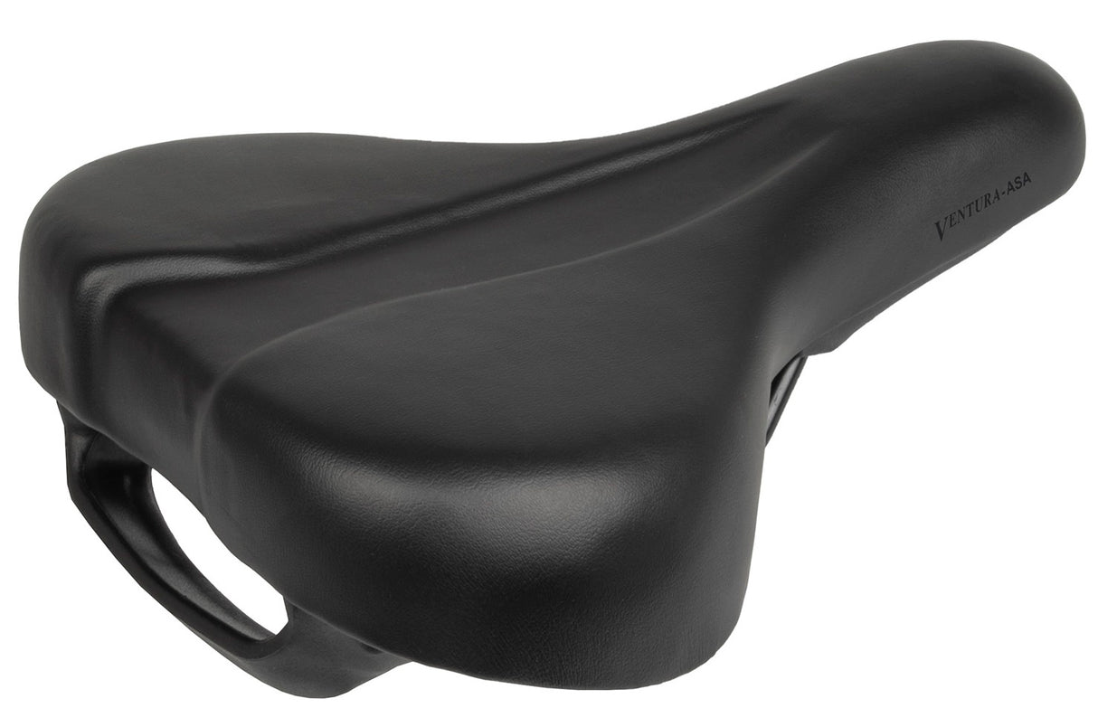 Ventura Comfort Saddle E-Bike con manico nero