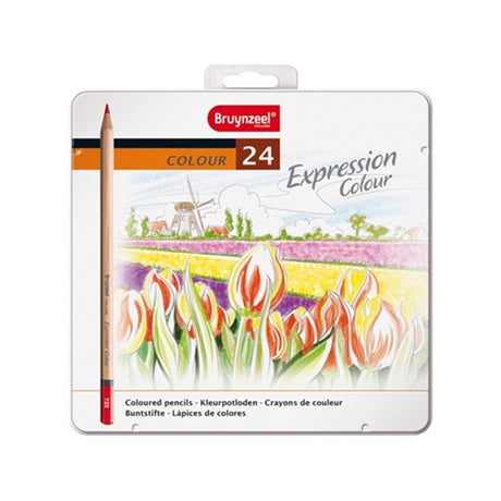 Crayons de couleur Bruynzeel 24pcs expression pour adultes