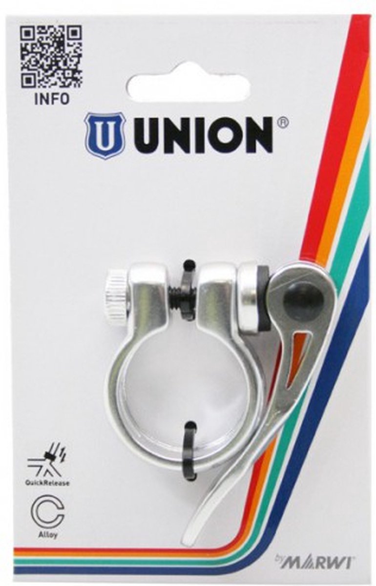 Pince de stylo de siège de l'Union avec untendeur rapide 31,8 argent