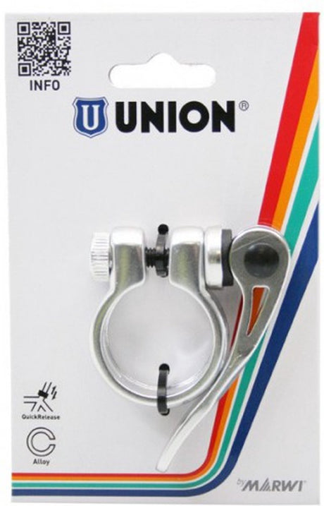 Pince de stylo de siège de l'Union avec untendeur rapide 31,8 argent