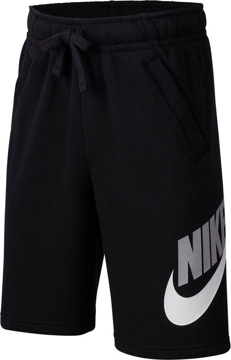 Nike b nsw club + hbr short ft jongens sportbroek - maat xs