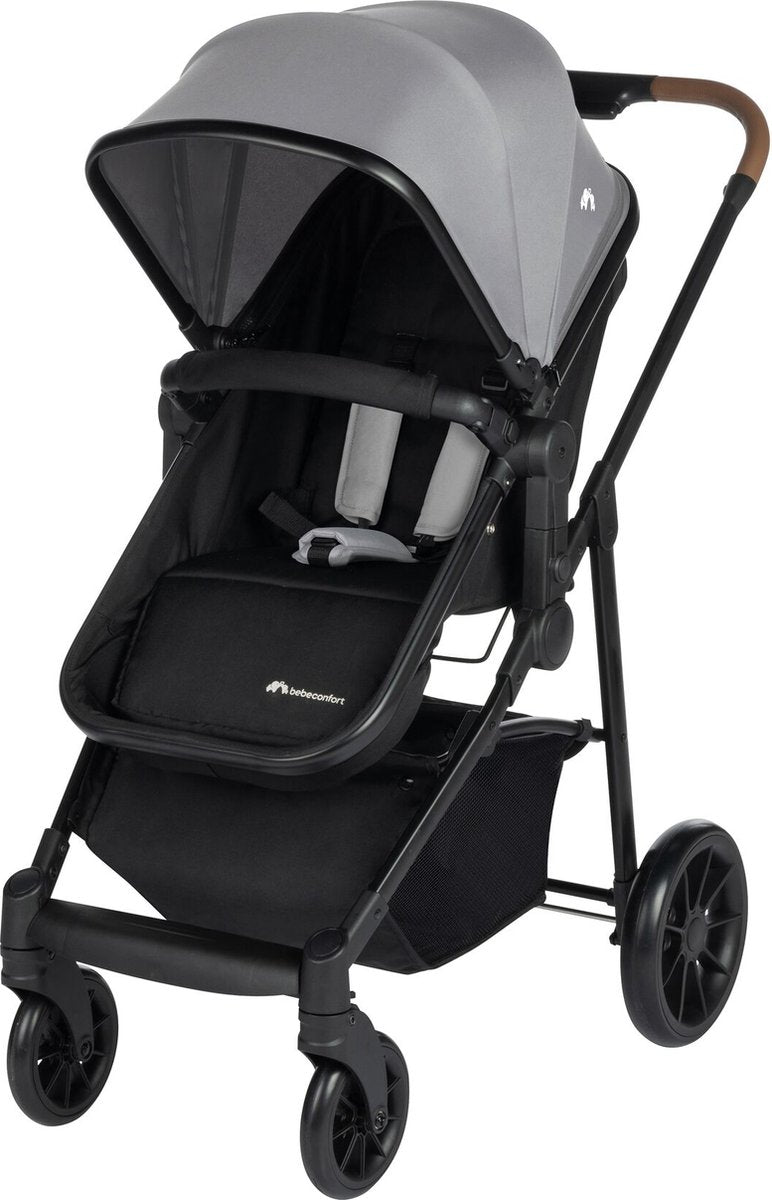 Bebeconfort haze trio - Poussette travel system 3 en 1 - 0-4 ans (0-22 kg) - Coin siège 2 en 1 - gris teinté
