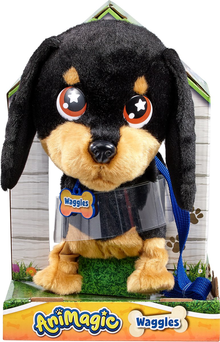 Animagic Waggles Dog Interactive Hug