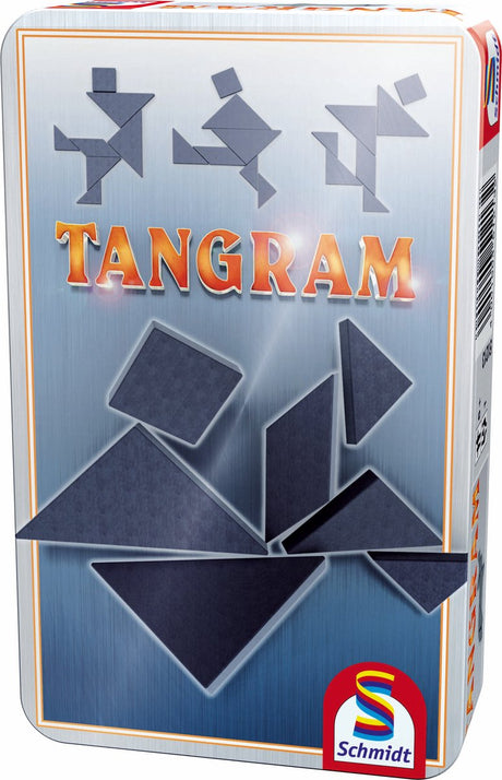 Schmidt ® - tangram - jeu de réflexion classique - jeu de puzzle créatif avec 7 formes - à partir de 8 ans - 1+ joueurs