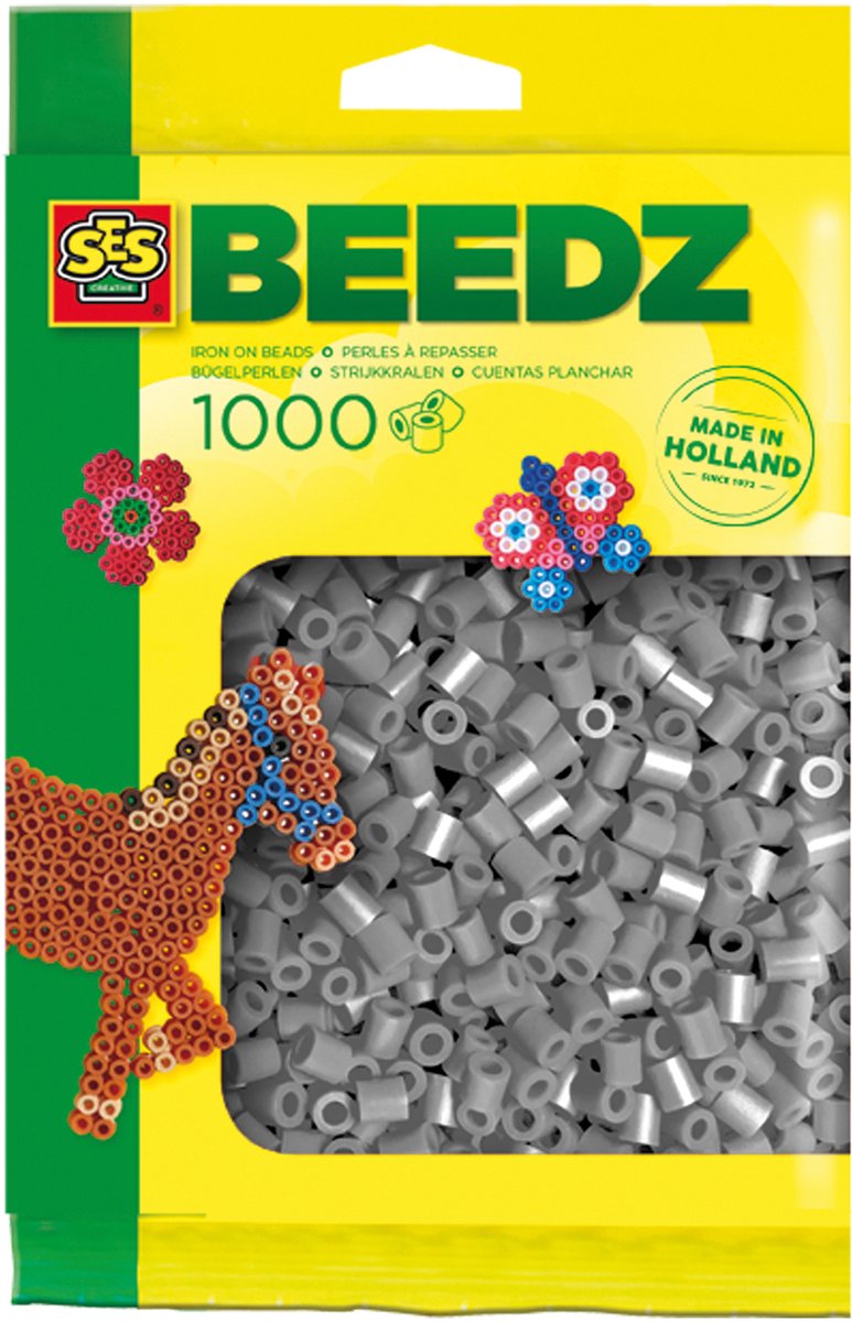 Ses perles thermocollantes - gris, 1000 pcs.