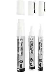 Creativ Company Chalkstifts White, 3e.