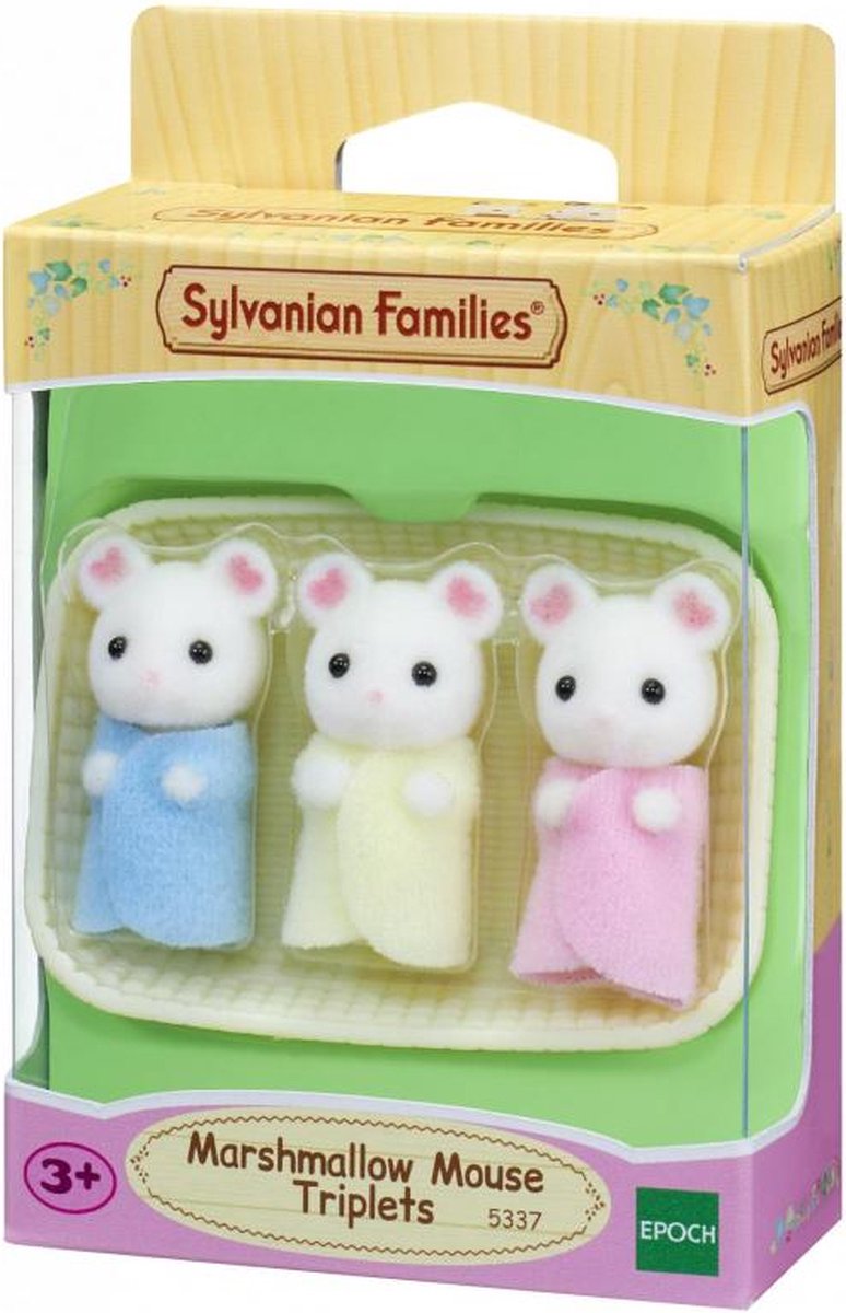 Familles Sylvanian 5337 triplés souris guimauve