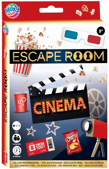 Jeu d'évasion de cinéma de salle d'évasion de groupe d'artisanat créatif