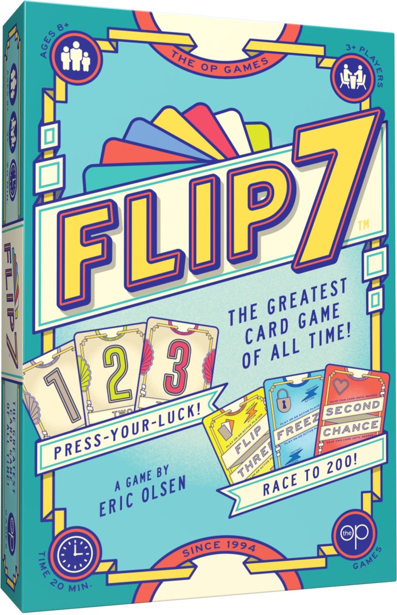 Usaopoly flip 7 - card game - English