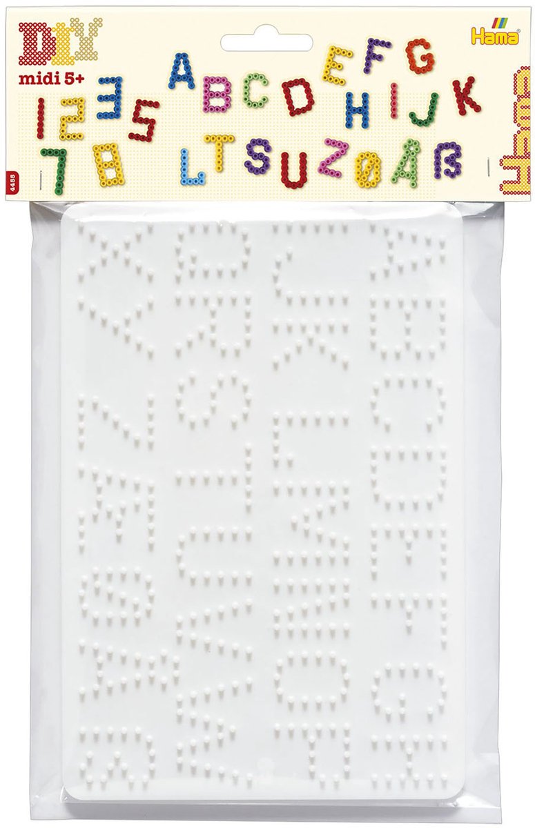 Plaques de perles de fer HAMA - Lettres et numéros