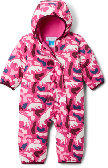 Combinaison de ski unisexe Columbia Snuggly Bunny™ II Bunting - Pink Ice Uniflauge, Satin Pink