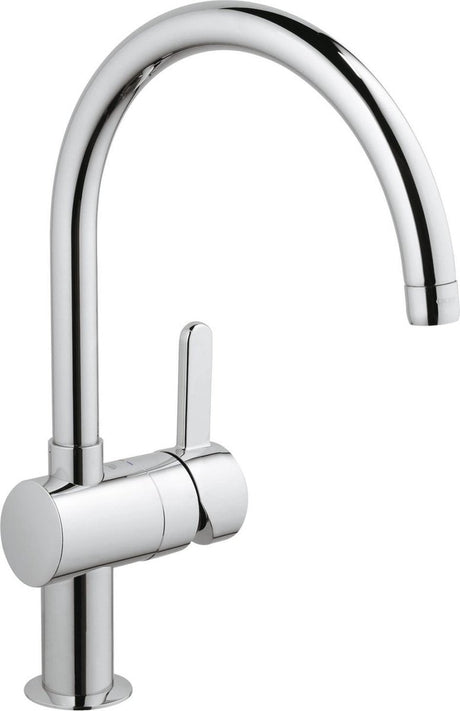 Robinet de cuisine Grohe Flair - bec en C - chrome