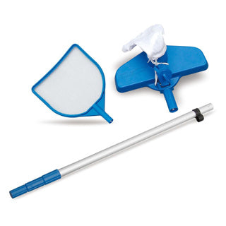 Kit d'entretien de piscine Summer Waves complet | 2 pièces