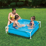 Piscine Summer Waves petit cadre 122 x 122 x 30 cm bleu | 2 pièces