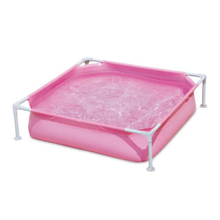 Piscine Summer Waves petit cadre 122 x 122 x 30 cm rose | 2 pièces