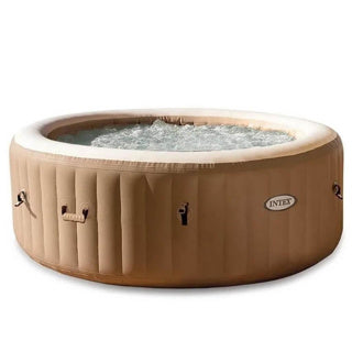 Intex purespa jacuzzi massage à bulles 4 pers. 196 cm + bâche économe en énergie