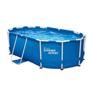 Piscine Summer Waves cadre ovale actif 300 x 200 x 84 cm + pompe de filtration