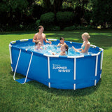 Piscine Summer Waves cadre ovale actif 300 x 200 x 84 cm + pompe de filtration